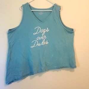 Lane Bryant asymmetrical tank top